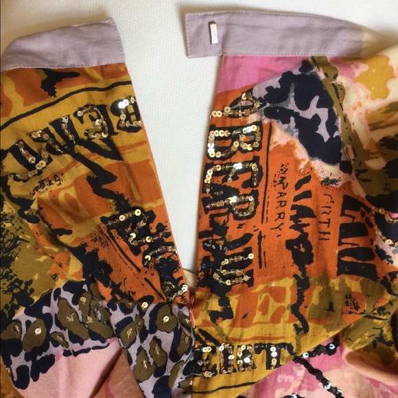 Full Circle Skirt with Sequins. French theme-fun! - Picture 4 of 5